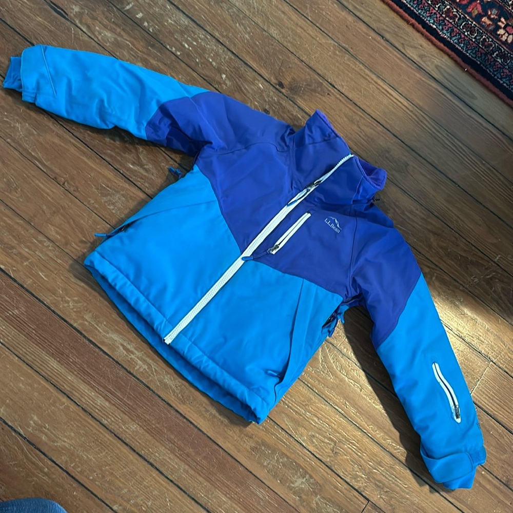 LLBean ski jacket fleece lined